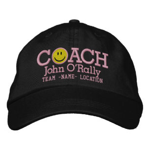 Personalisieren Sie Coach Cap Ihren Namen Ihr Spie Bestickte Kappe