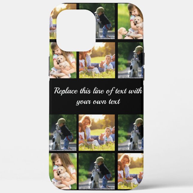 Personalisieren Sie Collage und Text CaseMate iPho Case-Mate iPhone Hülle (Rückseite)