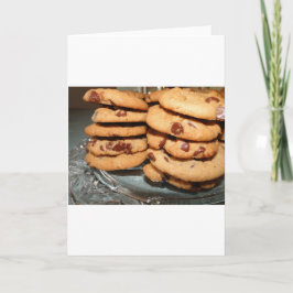 Personalisieren Sie Cookies Dessert Chocolate Chip Karte