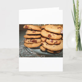 Personalisieren Sie Cookies Dessert Chocolate Chip Karte