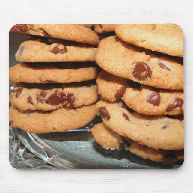 Personalisieren Sie Cookies Dessert Chocolate Chip Mousepad (Vorne)