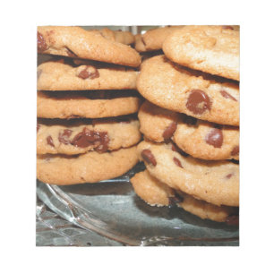 Personalisieren Sie Cookies Dessert Chocolate Chip Notizblock