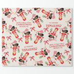 Personalisieren Sie das afrikanische Weihnachtsmäd Geschenkpapier<br><div class="desc">Personalisieren Sie die mehrfarbigen Weihnachtselfen mit Kanälen aus Candy. Geschenkpackung für jeden auf deiner Weihnachtsliste. Bitte Karo mehr von meinen personalisierten Produkten!</div>