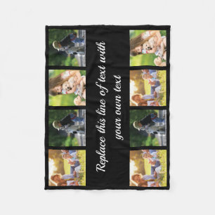 Personalisieren Sie das Deckblatt für Foto- und Te Fleecedecke