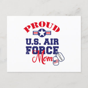 Personalisieren Sie das Dog Tag U.S. Air Force Mam Postkarte