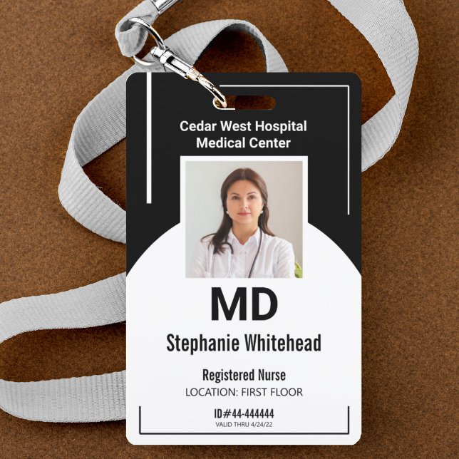 Personalisieren Sie das Foto ID Black Abzeichen de Ausweis (Your photo ID employee badge is not just an identification tool, but a powerful communication medium)