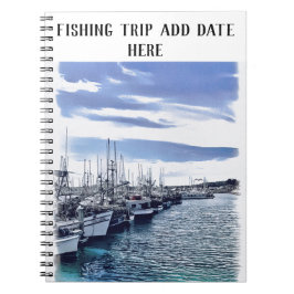 Personalisieren Sie das Foto-Spiral für den Fischf Notizblock