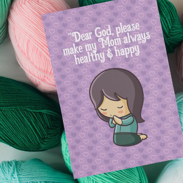 Personalisieren Sie das Gebet der Frau zum Muttert Einladung (Von Creator hochgeladen)