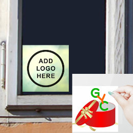 Personalisieren Sie das Logo der Geschäftsorganisa Fensteraufkleber