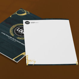 Personalisieren Sie das Thema "Business Dark Green Briefbogen