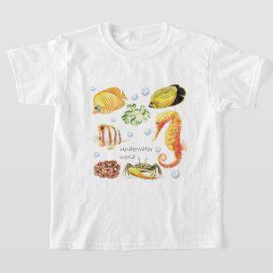 Personalisieren Sie das Unterwasser-Weltkraut-Seep T-Shirt