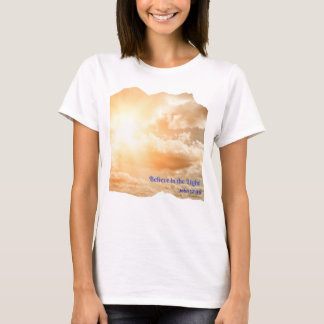 Personalisieren Sie das Vertrauen in das Licht T-Shirt