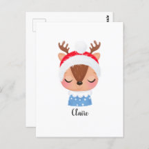 Personalisieren Sie das Weihnachtsschlaf-Rentier-G