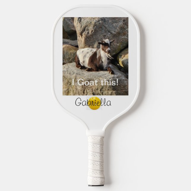 Personalisieren Sie, dass ich dieses ein Picklebal Pickleball Schläger (Vorderseite)