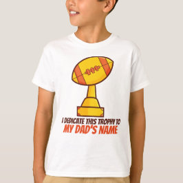 Personalisieren Sie "Dedicated Trophy" T-Shirt