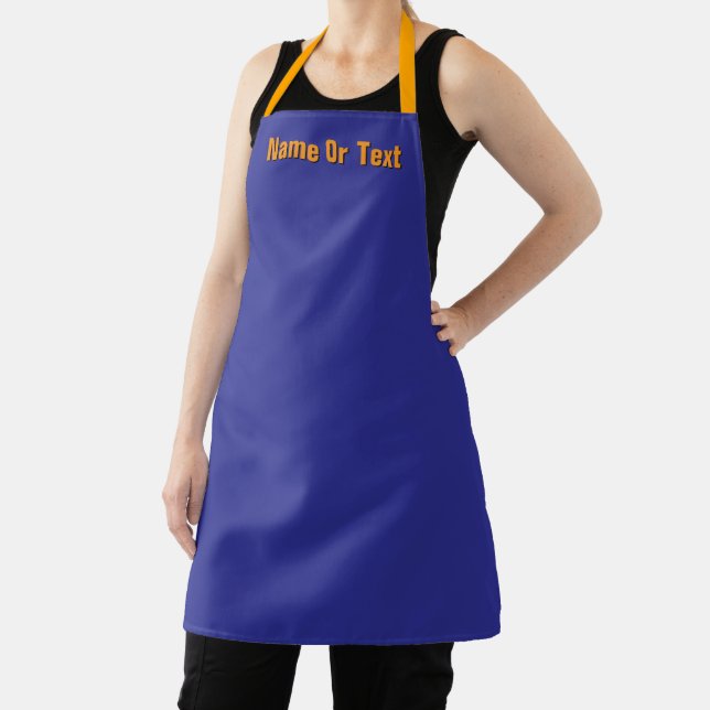 Personalisieren Sie Deep Blue Kitchen Chef Baker C Schürze (InSitu)