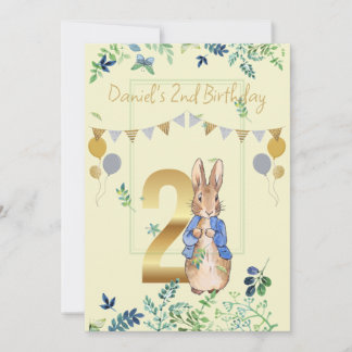 Personalisieren Sie den 2. Geburtstag Peter des Ka Einladung