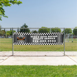 Personalisieren Sie den Auto-Reparaturshop mit Ihr Banner