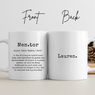 Personalisieren Sie den besten Mentor je benutzerd Kaffeetasse