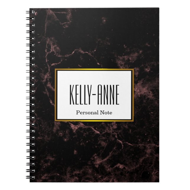 Personalisieren Sie den Designer für stilvolle Mar Notizblock (Vorderseite)