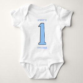 Personalisieren Sie den ersten Geburtstag Baby Son T-shirt