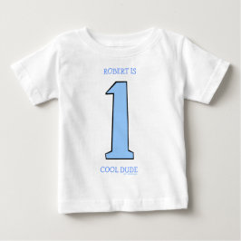 Personalisieren Sie den ersten Geburtstag Baby Son T-shirt