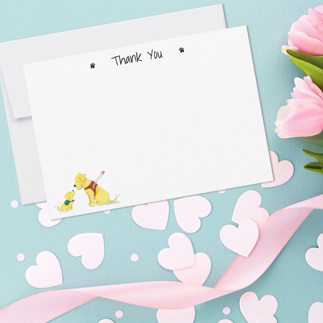 Personalisieren Sie den Guide-Hund und die Einstie Mitteilungskarte (Von Creator hochgeladen)