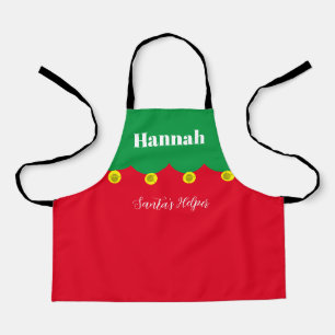 Personalisieren Sie den Helfer-Schürze des Weihnac Schürze