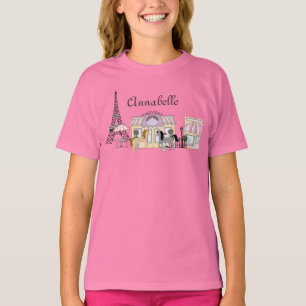 Personalisieren Sie den Hübschen Ponies Paris Reit T-Shirt