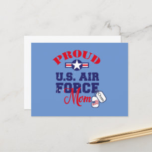 Personalisieren Sie den Hundemarke U.S. Air Force Postkarte
