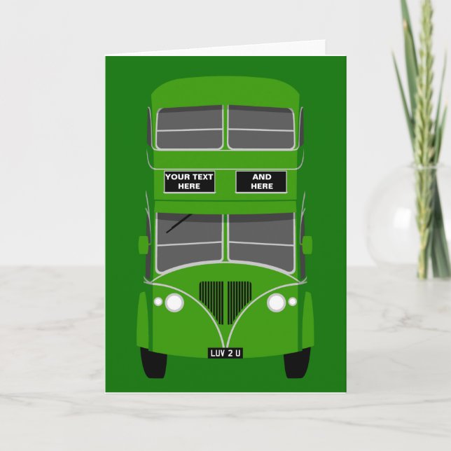 Personalisieren Sie den Iconic Blackpool Double De Karte (Vorderseite)