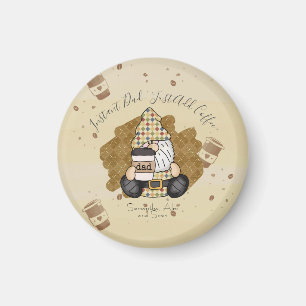 Personalisieren Sie den Kaffee Lover Vater   VINTA Magnet