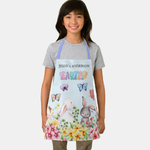 Personalisieren Sie den lustigen Bunny Happy Oster Schürze