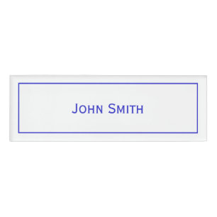 Personalisieren Sie den Namen auf moderne minimale Namenschild