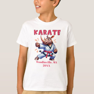 Personalisieren Sie den Namen des Karate-Practitio T-Shirt