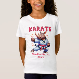 Personalisieren Sie den Namen des Karate-Practitio T-Shirt