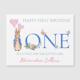 Personalisieren Sie den Namen des Kindes Peter 1. Magnetkarte