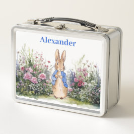 Personalisieren Sie den Namen des Kindes Peter des Metall Brotdose