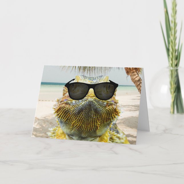 Personalisieren Sie den Sommerstrand Karte (Vorderseite)