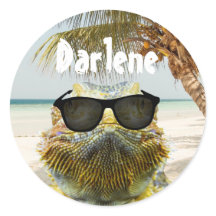 Personalisieren Sie den Sommerstrand