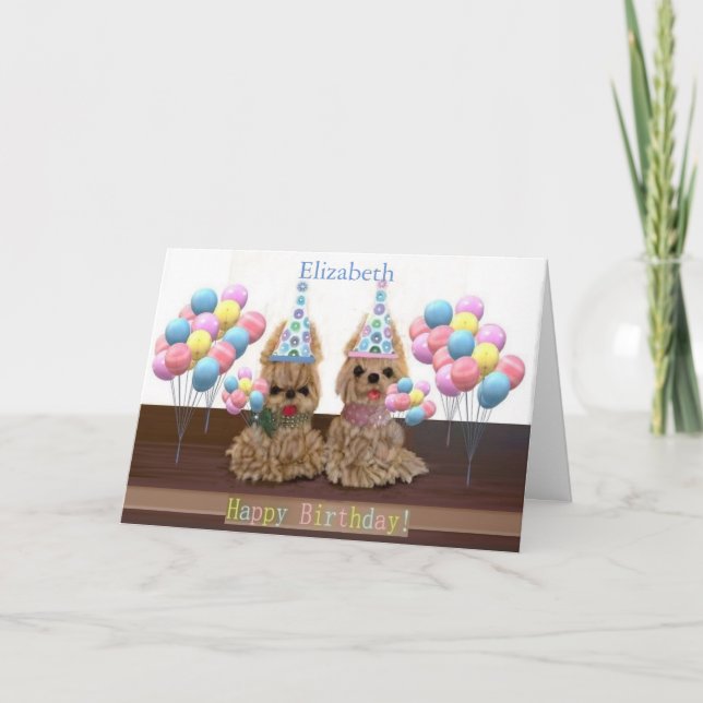 Personalisieren Sie den Standard "Happy Birthday" Karte (Vorderseite)