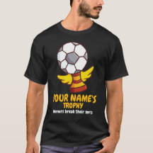 Personalisieren Sie den T - Shirt der Fußballtroph