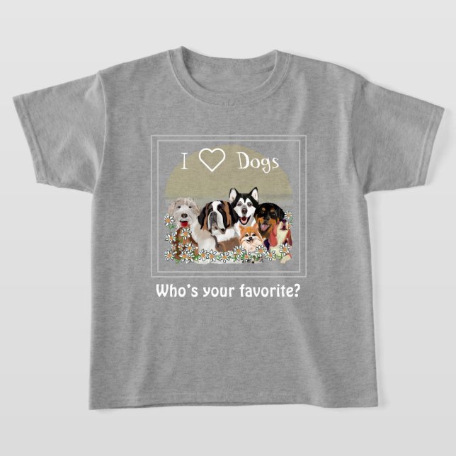 Personalisieren Sie den T - Shirt Text Dog Pack (Ablage )