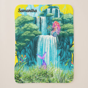 Personalisieren Sie den Wasserfall mit Meerjungfra Sherpadecke