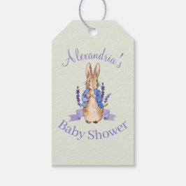 Personalisieren Sie die Dusche Peter der Rabbit Ba Geschenkanhänger