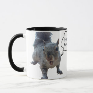 Personalisieren Sie die Eichhörnchen Kaffeepause T Tasse