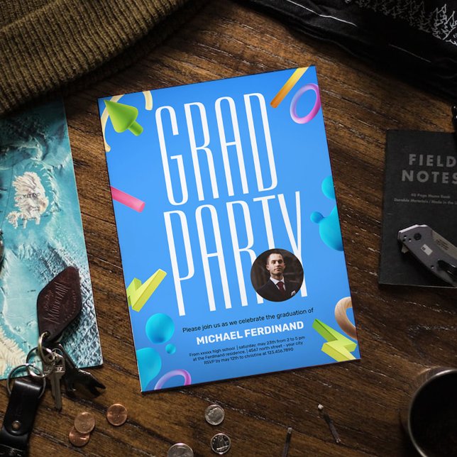 Personalisieren Sie die Einladung der Blue extrava (Von Creator hochgeladen)