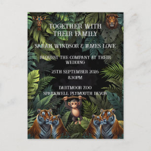 Personalisieren Sie die Einladung von Wedding Zoo
