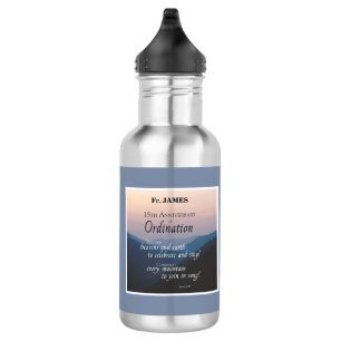 Personalisieren Sie die Glückwunsch der Ordination Edelstahlflasche