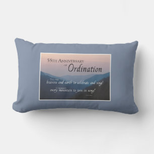 Personalisieren Sie die Glückwunsch der Ordination Lendenkissen